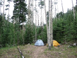 Campsite at Lamberts Mine